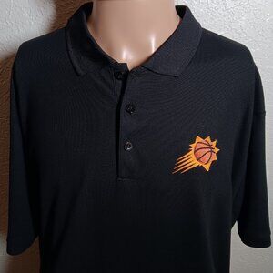 ANTIGUA MENS PHOENIX SUNS POLO GOLF SHIRT -XXL -BLACK